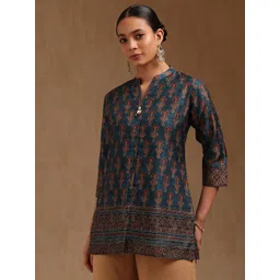 Soch Mandarin Collar Printed Tunic-picture-40