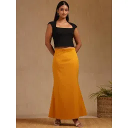 Soch Mustard Cotton Spandex Solid Sharewear-picture-25