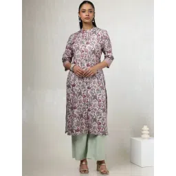 Soch Pink Floral Print Kurta-picture-41