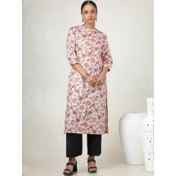 Soch Pink Floral Print Kurta-picture-37