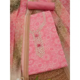 Soch Printed Linen Unstitched Dress Material-picture-11