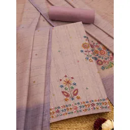 Soch Printed Linen Unstitched Dress Material-picture-19