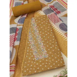 Soch Printed Linen Unstitched Dress Material-picture-14