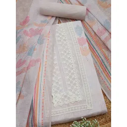 Soch Printed Linen Unstitched Dress Material-picture-39