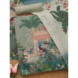 Soch Printed Linen Unstitched Dress Material-picture-40