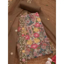 Soch Printed Unstitched Dress Material-picture-24