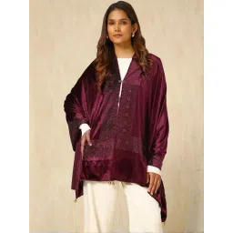 Soch Purple Embellished Shawl-picture-42