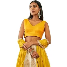 soch Silk Women's Solid Regular Fit Casual Style Blouse-picture-12