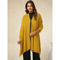 Soch Women Abstract Woven Design Acrylic Shawl-picture-40