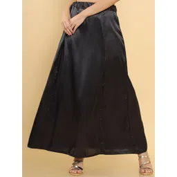 Soch Women Black Solid Saree Shapewear-picture-13