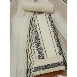 Soch Women Embroidered Organza Unstitched Dress Material-picture-26