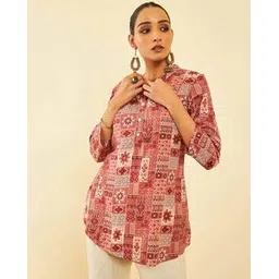 soch Women Floral Print Straight Tunic-picture-52