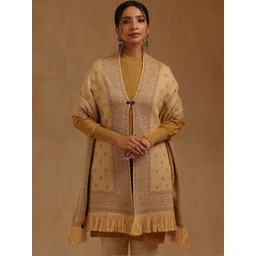 Soch Women Floral Woven Design Acrylic Shawl-picture-41