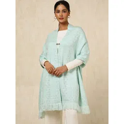 Soch Women Geometric Woven Design Acrylic Shawl-picture-41