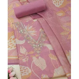 soch Women Leaf Unstitched Dress Material-picture-12