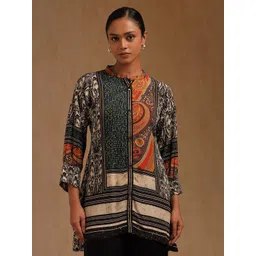 Soch Women Mandarin Collar Printed Tunic-picture-14