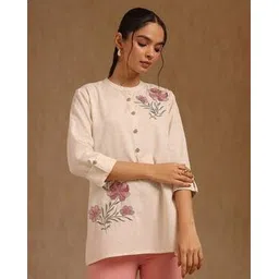 soch Women Mandarin Collar Straight Tunic-picture-11