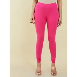 Soch Women Pink Solid Cotton Churidar-picture-11