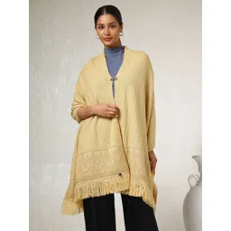 Soch Women Woven Design Acrylic Shawl image 1
