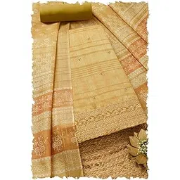 soch Womens Art Silk Embroide Unstitch Dress Material With Sequins-picture-29