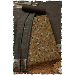 soch Womens Chanderi Floral Print Unstitch Dress Material-picture-14