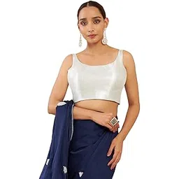 soch Women's Chiffon Solid Regular Fit Sleeveless Blouse-picture-41