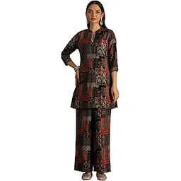 soch Womens Ethnic Motifs Kurta Set With Thread Work-picture-32