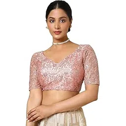 soch Womens Sequin Embellished Net Padded Blouse-picture-38