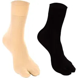 SOCK WITH THUMB SKIN,BLACK PAIR-5-picture-48
