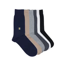 socksxpress Balenzia Men Pack of 6 Assorted Calf-Length Socks-picture-12