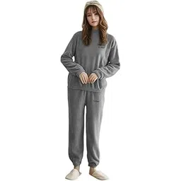 Soft and Stylish Winter Woolen Night Suit Top and Pajama Set for Girls and Women – Cozy Nightwear for Ultimate Comfort-picture-17
