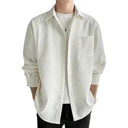 Soft Fabric Shirt for Men with Easy Care Material-picture-51