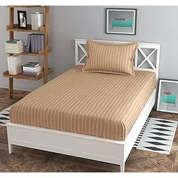 Soft Glace Cotton Duvet Cover II Razai Cover II Quilt Cover for Single Bed Size with Zipper (Dohars) 90x60 inch- Multicolor Printed (Design 626)-image-5