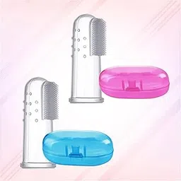 Soft Silicone Baby Finger Toothbrush with Case – Safe, BPA-Free gum cleaner for newborns. Ultra-soft bristles gently clean gums, tongue, and early teeth. Easy to use, hygienic, travel-friendly and perfect for daily oral care. Suitable for babies 0–2 years.-picture-15