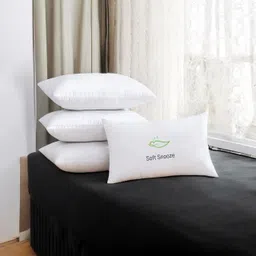 soft snooze Microfibre Sleeping Pillow Pack of 4 Solid SOFT LUXURY-picture-16