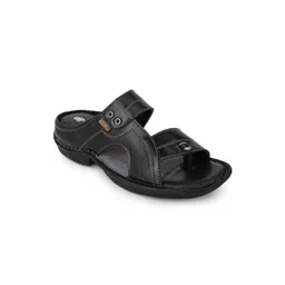 SOFTIO Men Textured Leather Comfort Sandals-picture-30