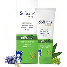 Softsens Baby Natural Mosquito Repellent Gel with Eucalyptus, Citronella & lavender oil 50ml-image-35