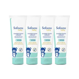 Softsens Baby Natural Diaper Rash Cream Enriched With Aloe Vera Juice and Shea Butter Pack of 4 - 50 g Each-image-24