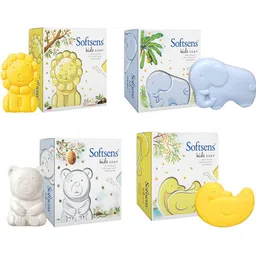 softsens Assorted Pack Kids Soaps | Gentle and nourishing with shea butter and milk cream-picture-28