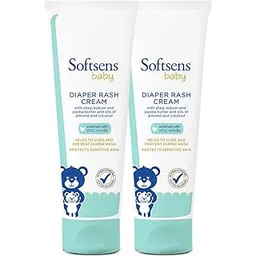 Softsens Baby Natural Diaper Rash Cream, Enriched With Aloe Vera Juice and Shea Butter 50 g (Pack of 2)-image-40