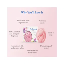 Softsens Princess Kids Soap(75g) - Pack of 5 image 5