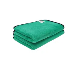 Softspun Microfiber 2 Pieces Green 280 GSM Microfiber Super Soft Face Towels-image-31