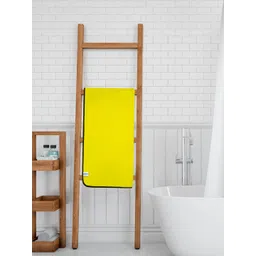 Softspun Microfiber Yellow 280 GSM Soft Bath Towels-image-7