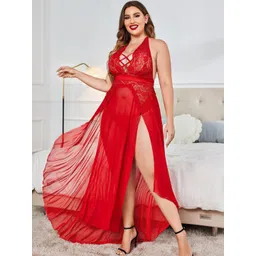 Softwrap Net Halter Neck Baby Doll-picture-13