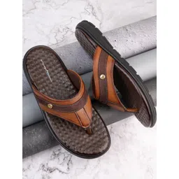 SOFTY VEGEN Men Tan Thong Filp Flops Sandals-picture-39