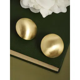 SOHI Gold-Plated Contemporary Stud Earrings-picture-29