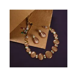 SOHI Gold Plated Designer Kundan Jewellery Set-picture-11