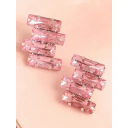 Sohi Gold Plated Designer Stone Party Stud Earrings-picture-22