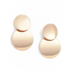 Sohi Gold-Plated Geometric Drop Earrings-picture-10