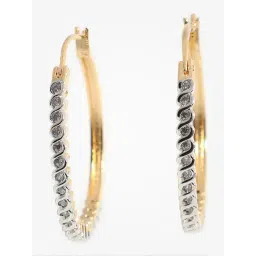 Sohi Gold Plated Hoop Earrings-picture-19